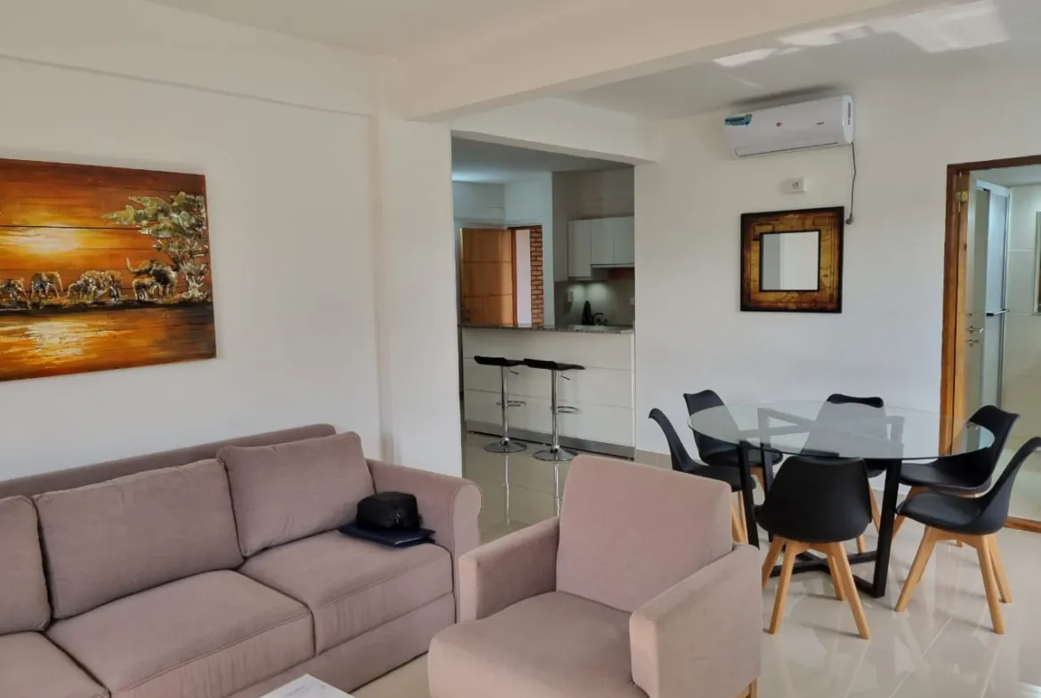 Moderno apartamento novo no centro de Caacupé, com localização privilegiada e belas vistas.