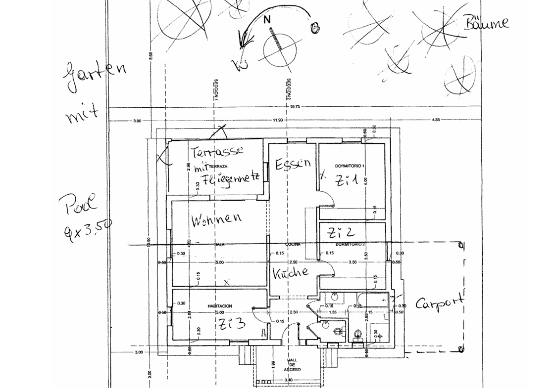 Oportunidade perto de Assunção/Paraguai: casa nova com piscina grande em bairro fechado em Nueva Colombia